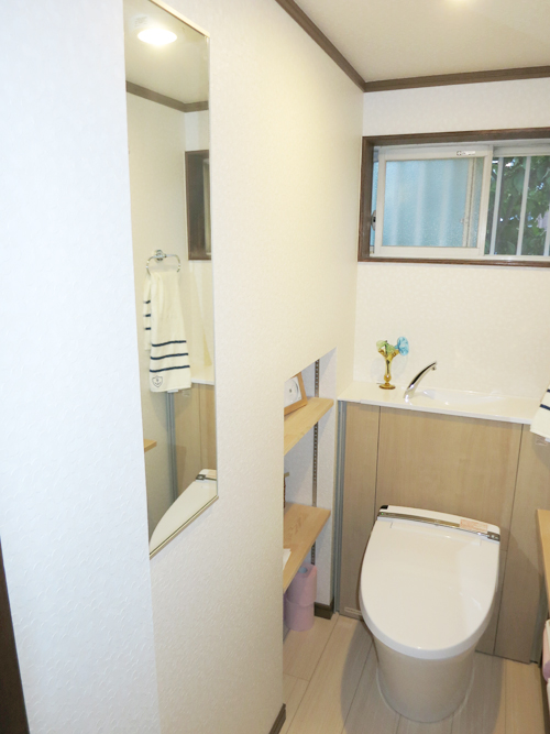 豊橋 T邸 洗面廻りの使い勝手と収納棚を改良しました