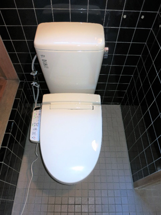 豊橋　Ｈ邸　手すりを付けてトイレを洋式に介護リフォーム