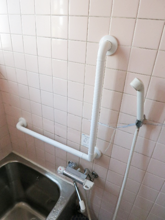 豊橋　Ｎ邸　滑りやすい浴室の転倒防止